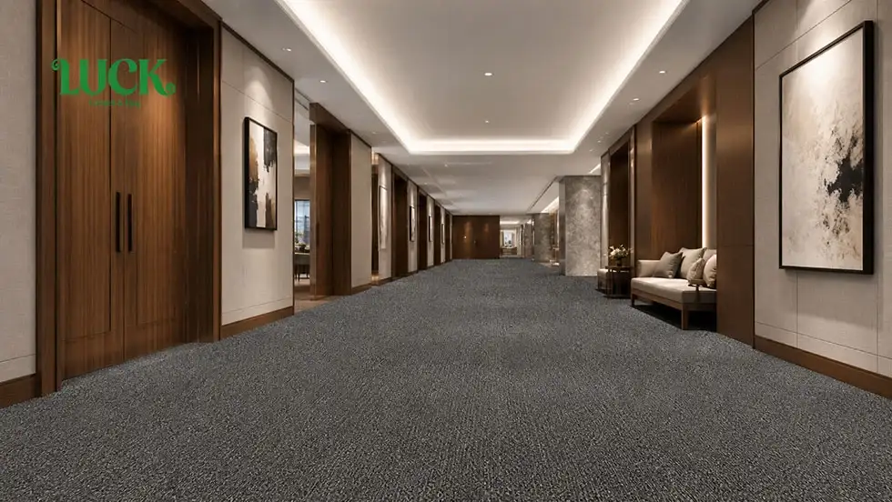Nylon Tufted Wall To Wall Carpet For Corridors